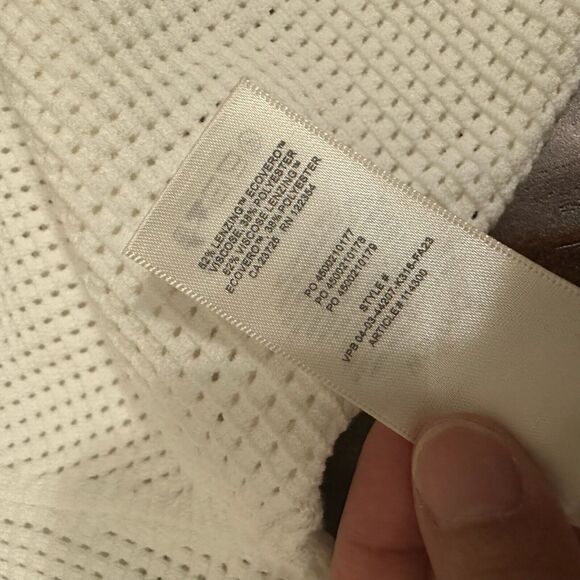 ARITZIA WILFRED Rosetta Mesh Crewneck Sweater in Light Birch - Picture 10 of 12